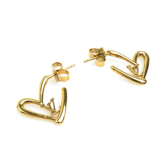LOUIS VUITTON Gold Love Earrings - Picture 1 of 5